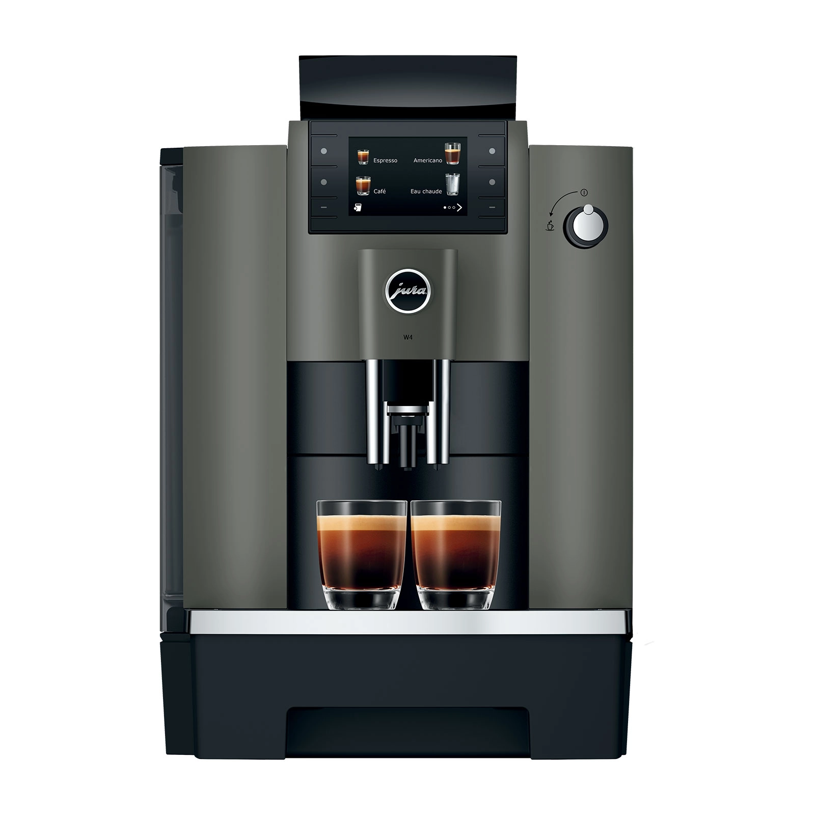 Machine à café automatique Jura W4 pour bureau avec deux cafés espresso